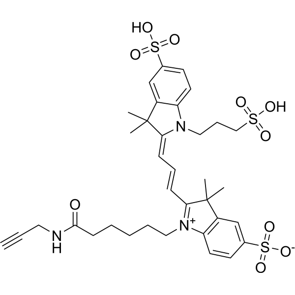 Trisulfo-Cy3-Alkyne 1895849-34-9